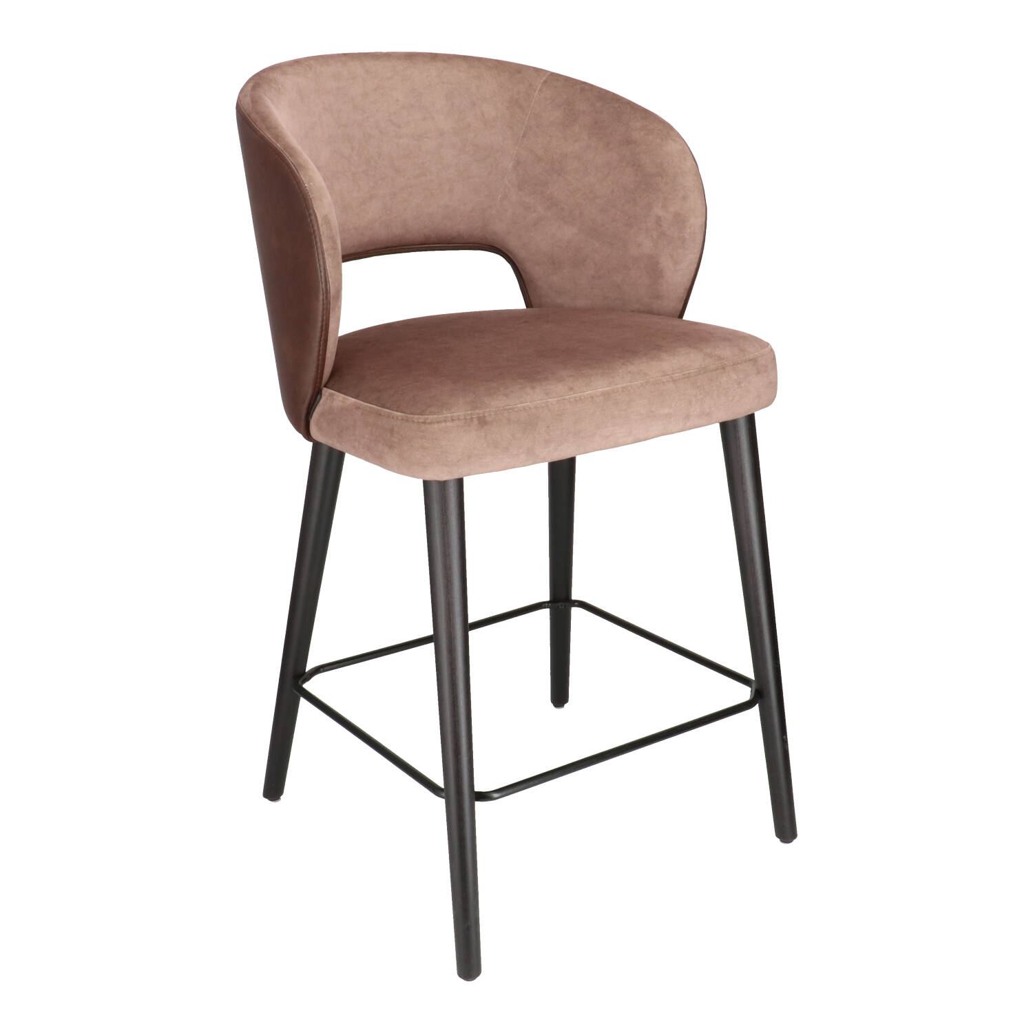 T LOLA H MOCCA  Brown design Low bar stool